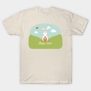 Happy Easter With Bunny and Egg T-Shirt